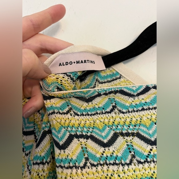 Aldo Martins Roma Dress Midi Knit Dress Long Sleeve size XS - Picture 4 of 5